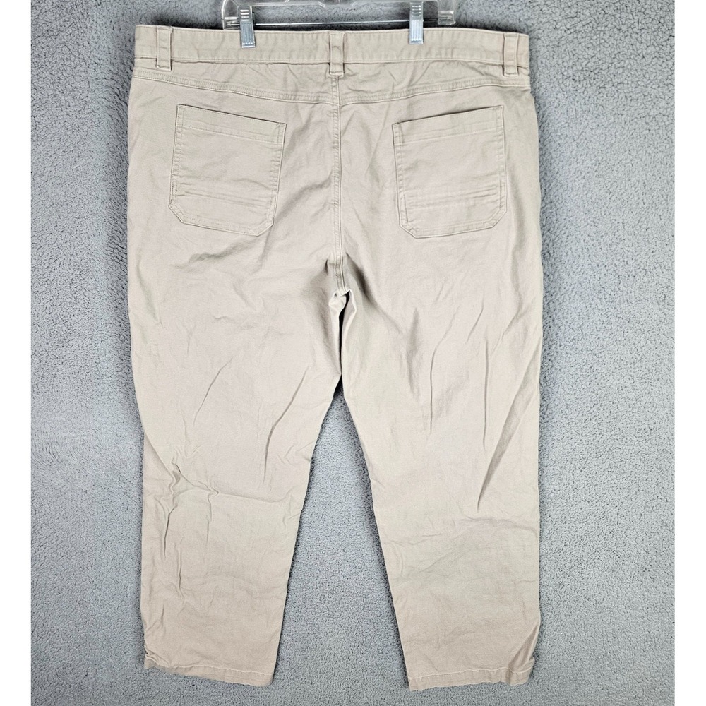SCOTTeVEST‎ Work Pants Mens 42x32 Canvas 5-Pocket Performance Straight Leg 2432 - Picture 2 of 8